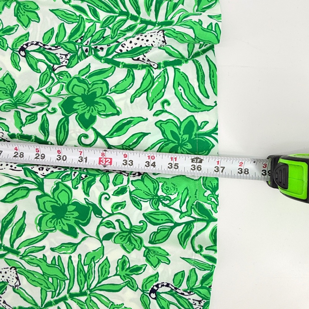 Lilly Pulitzer  Kindra Dress in Fiddle Leaf Green Lil Escape Plan Size Sam - Picture 11 of 11